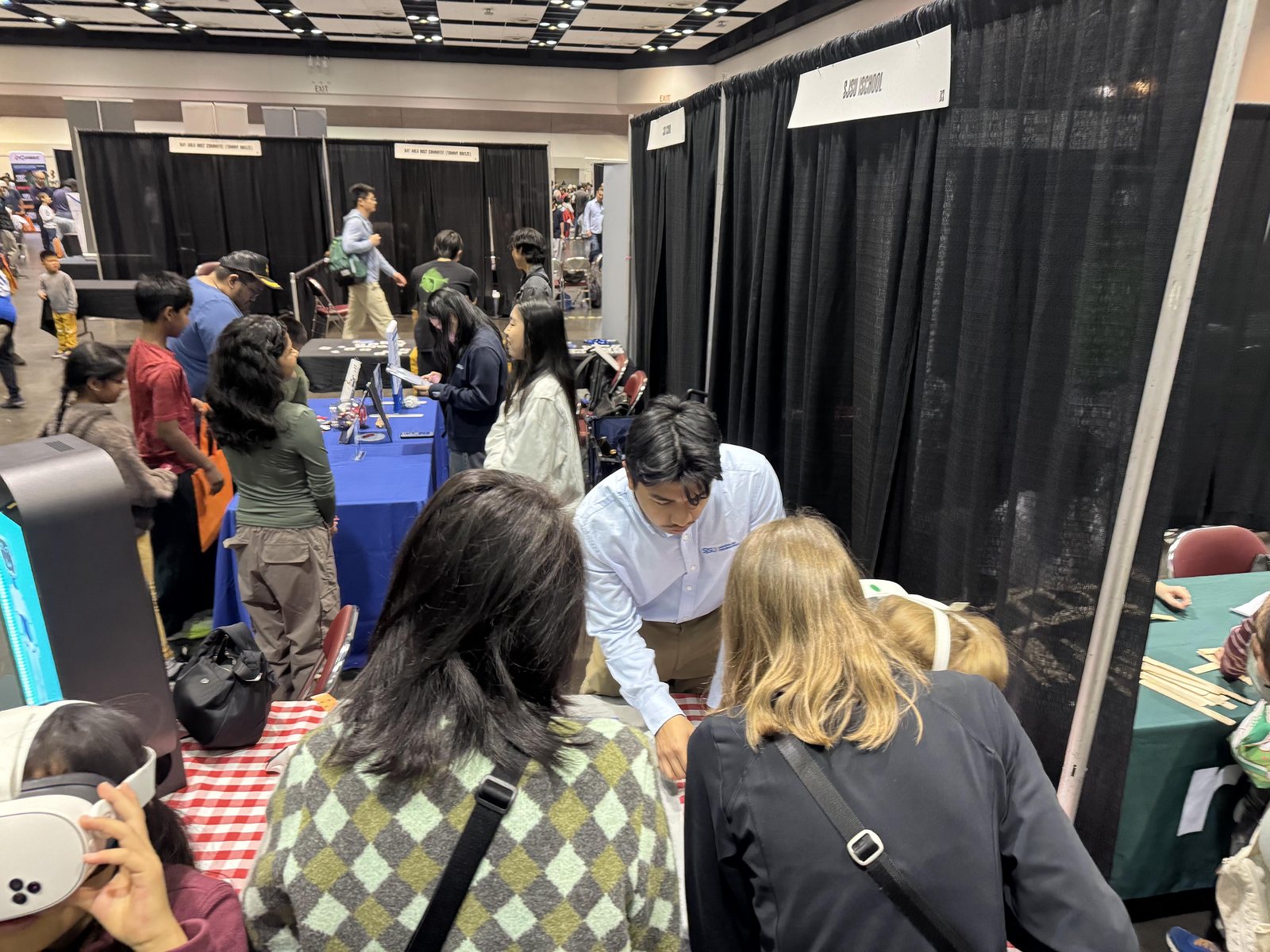 SJSU iSchool booth at STEM Zone Santa Clara 2026