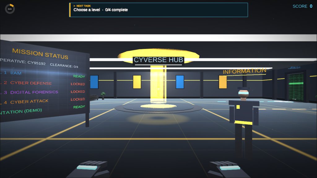 CyVerse hub with the Mission Status board